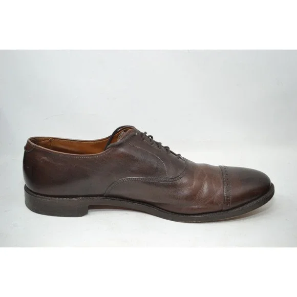 Allen Edmonds Fifth Avenue Dress Shoes‎ Brown Leather Mens 12 B 97194 Luxury